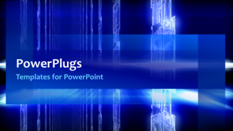 PowerPoint Template - An abstract technology network